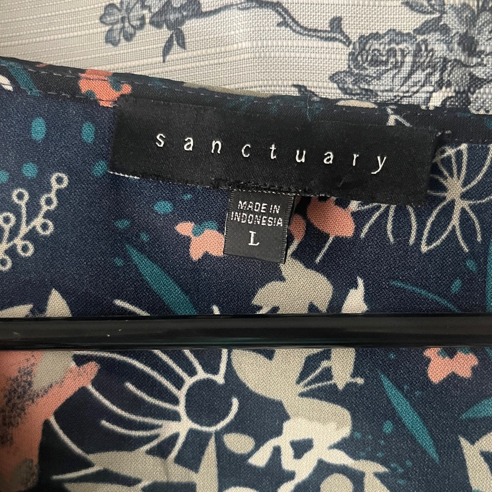Sanctuary Poet Ruffle Floral Blouse - Picture 6 of 7